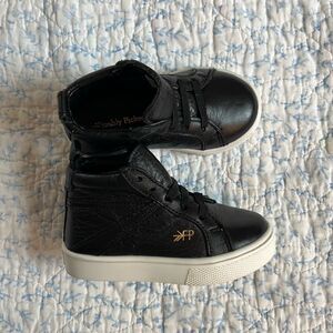 Freshly picked toddler 5 black high top sneakers